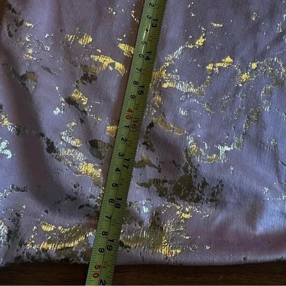 Pink and gold 19” decorative pillow cover - Picture 5 of 5